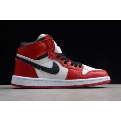 Nike Çocuk Air Jordan 1 Aj1 High Og Siyah / Kırmızı Basketbol Ayakkabısı Türkiye - 6K3ORHDO